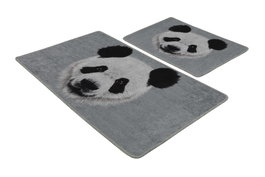 Mijölnir Juego de alfombrillas de baño Huge Panda Djt